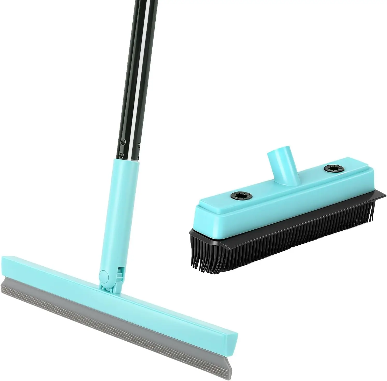 180 Degree Rotating Floor Squeegee Rubber Broom for Pet Hair Carpet Hardwood Glass Dust Liquid
180 Degree Rotating Floor Squeegee Rubber Broom for Pet Hair Carpet Hardwood Glass Dust Liquid