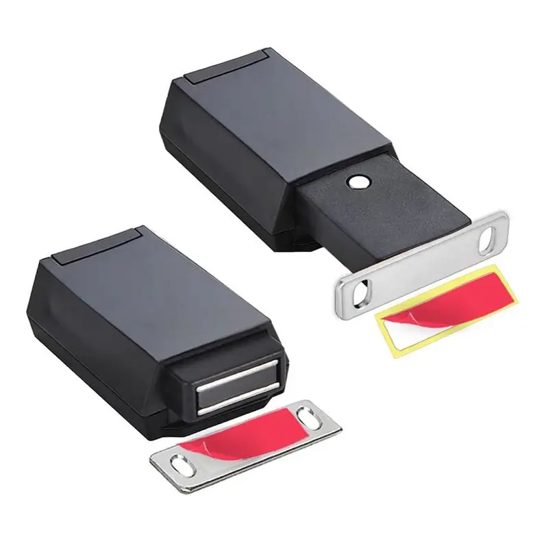 FFYY-2 Pack Heavy Duty Push Latch & Lock For Door Touch Latches And Catch Magnet Push Release Drawer Pull Tip, Black Dura
FFYY-2 Pack Heavy Duty Push Latch & Lock For Door Touch Latches And Catch Magnet Push Release Drawer Pull Tip, Black Dura