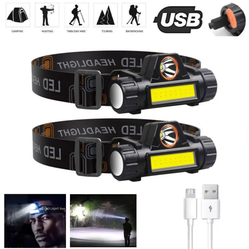 1-5 шт. портативный мини мощный светодиодный налобный фонарь XPE + COB USB перезаряжаемый охотничий фонарь водонепроницаемый налобный фонарь с хвостовым магнитом
1-5 шт. портативный мини мощный светодиодный налобный фонарь XPE + COB USB перезаряжаемый охотничий фонарь водонепроницаемый налобный фонарь с хвостовым магнитом