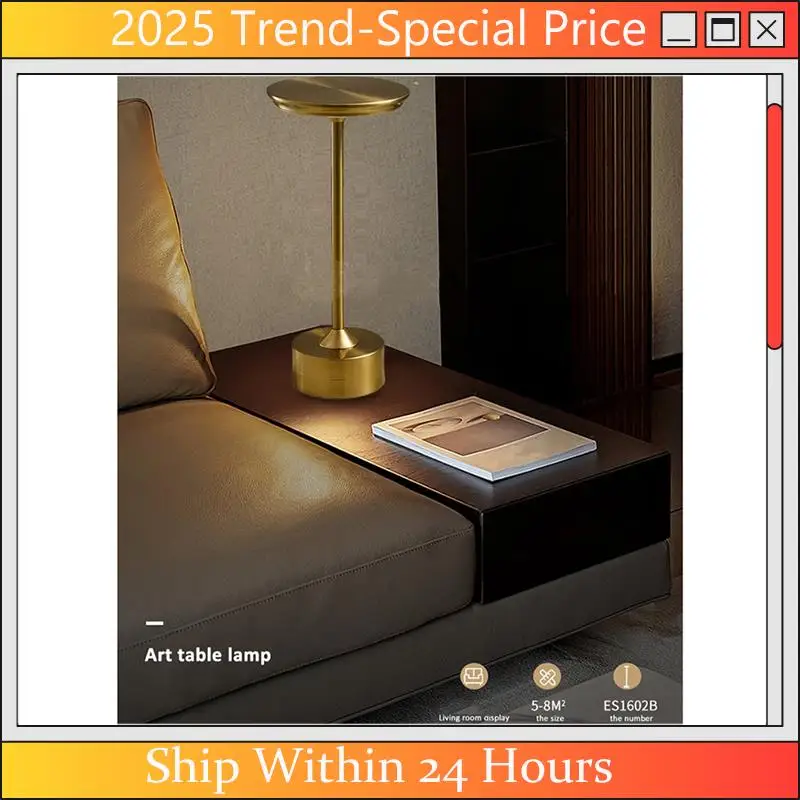 A61Z Deals 1Set Simple Retro Desk Lamp Restaurant Bar Decor Touch USB Rechargeable Desk Lamp Night Light Gold
A61Z Deals 1Set Simple Retro Desk Lamp Restaurant Bar Decor Touch USB Rechargeable Desk Lamp Night Light Gold