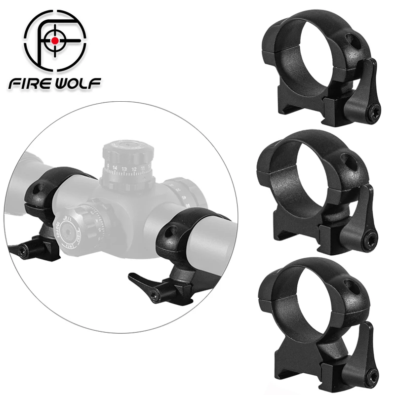 2PCS Quick Detach Steel 30mm Low/Middle/High Outdoor Hunting Scope Mount Picatinny Ring Mounts
2PCS Quick Detach Steel 30mm Low/Middle/High Outdoor Hunting Scope Mount Picatinny Ring Mounts