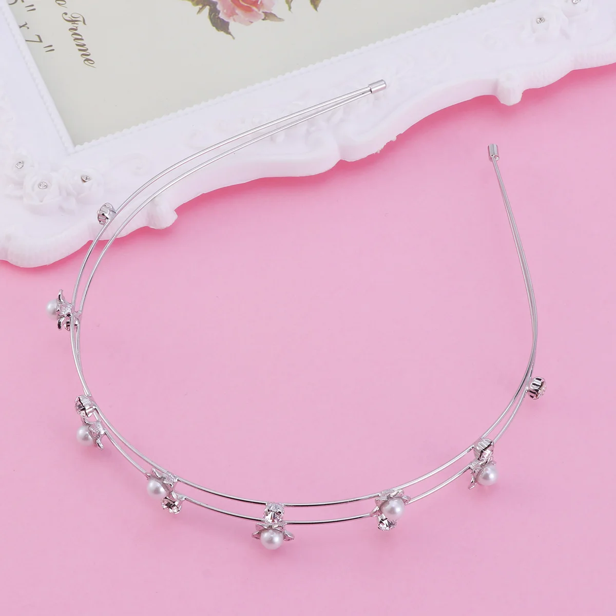 Diamond Inlaid Headb Women Hair Hoop Silver Bridal Accessories Wedding Bridesmaid Party Rhinestone Crystal Elegant AdjustToFit
Diamond Inlaid Headb Women Hair Hoop Silver Bridal Accessories Wedding Bridesmaid Party Rhinestone Crystal Elegant AdjustToFit