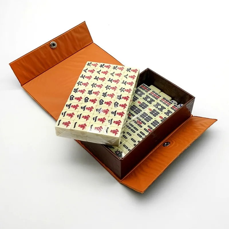 Chinese Numbered Mahjong Set 144 Tiles Mah-Jong Set Portable Chinese Toy with Box Mahjong Board Game for fun Camping
Chinese Numbered Mahjong Set 144 Tiles Mah-Jong Set Portable Chinese Toy with Box Mahjong Board Game for fun Camping