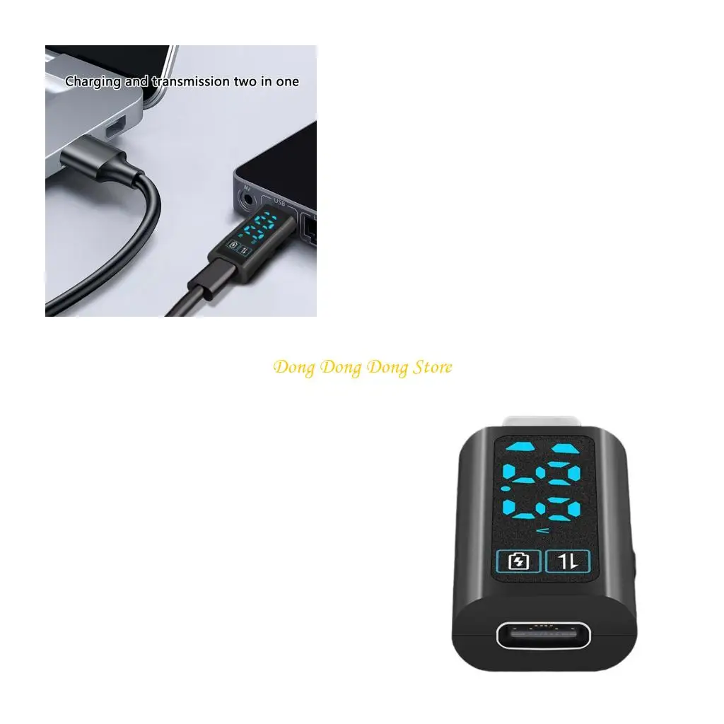 4XBA Type C Adapter USB C to USB C Adapter PD100W For Quick Charging And Data Transfer Real Time Power Monitoring
4XBA Type C Adapter USB C to USB C Adapter PD100W For Quick Charging And Data Transfer Real Time Power Monitoring
