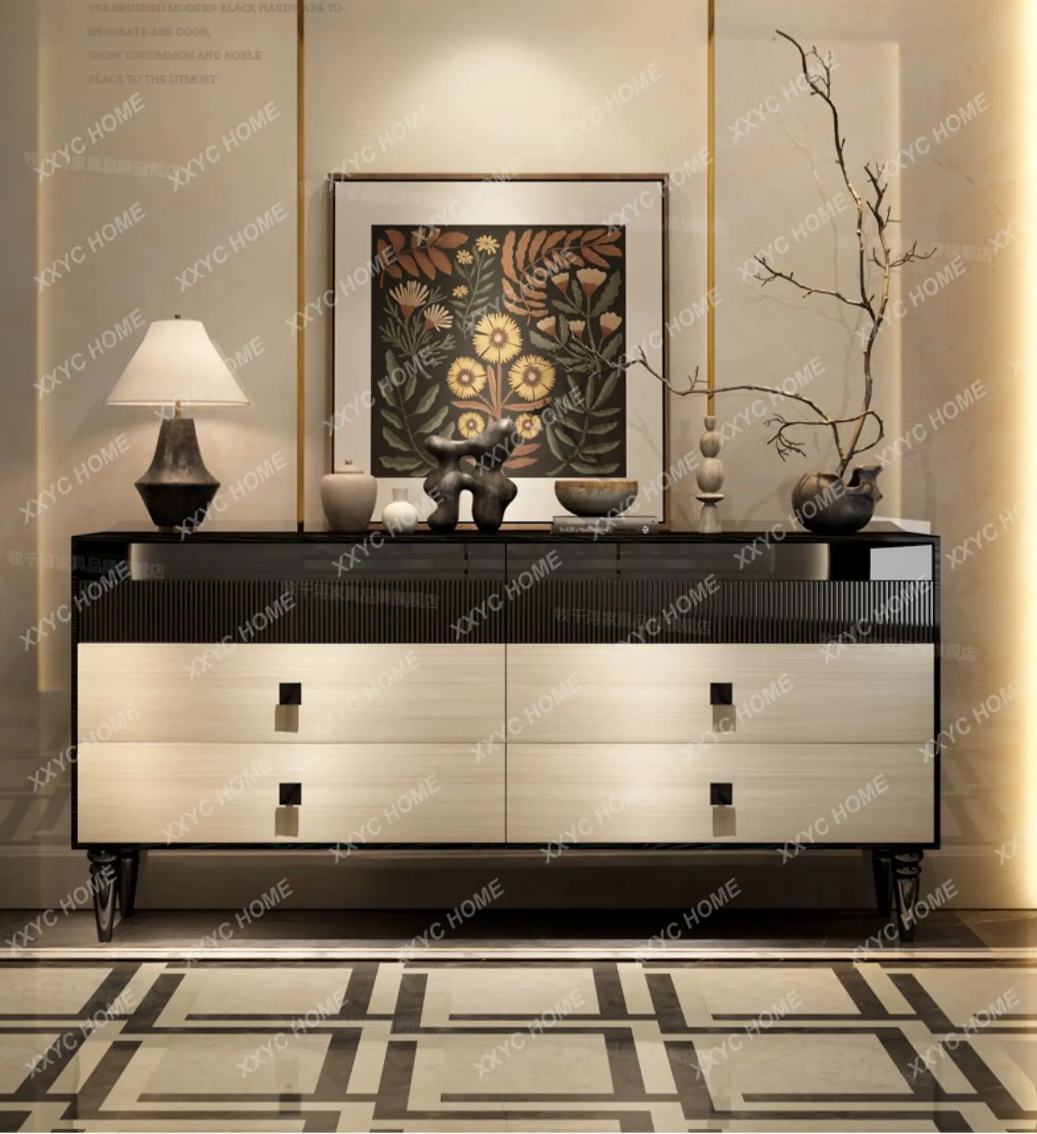 retro entrance chest, high-end villa, antique solid wood locker in the living room, more pumping
retro entrance chest, high-end villa, antique solid wood locker in the living room, more pumping