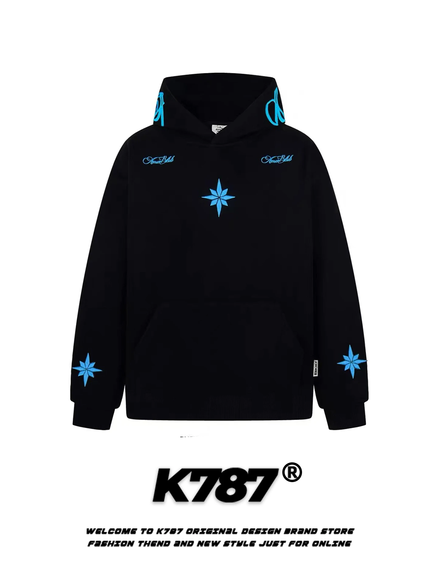 K787 American Retro Letter Embroidery Hoodie Unisex Loose Thick Warm Trendy Brand Couple Hooded Sweatshirt Outerwear
K787 American Retro Letter Embroidery Hoodie Unisex Loose Thick Warm Trendy Brand Couple Hooded Sweatshirt Outerwear