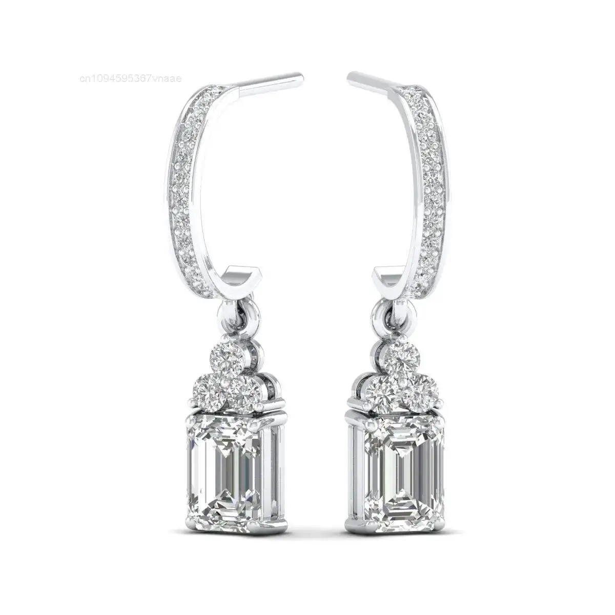 REYES Factory Direct Sale 925 Sterling Silver Moissanite Dangle Drop Earrings Wholesale Price Best Anniversary Gift For Her
REYES Factory Direct Sale 925 Sterling Silver Moissanite Dangle Drop Earrings Wholesale Price Best Anniversary Gift For Her