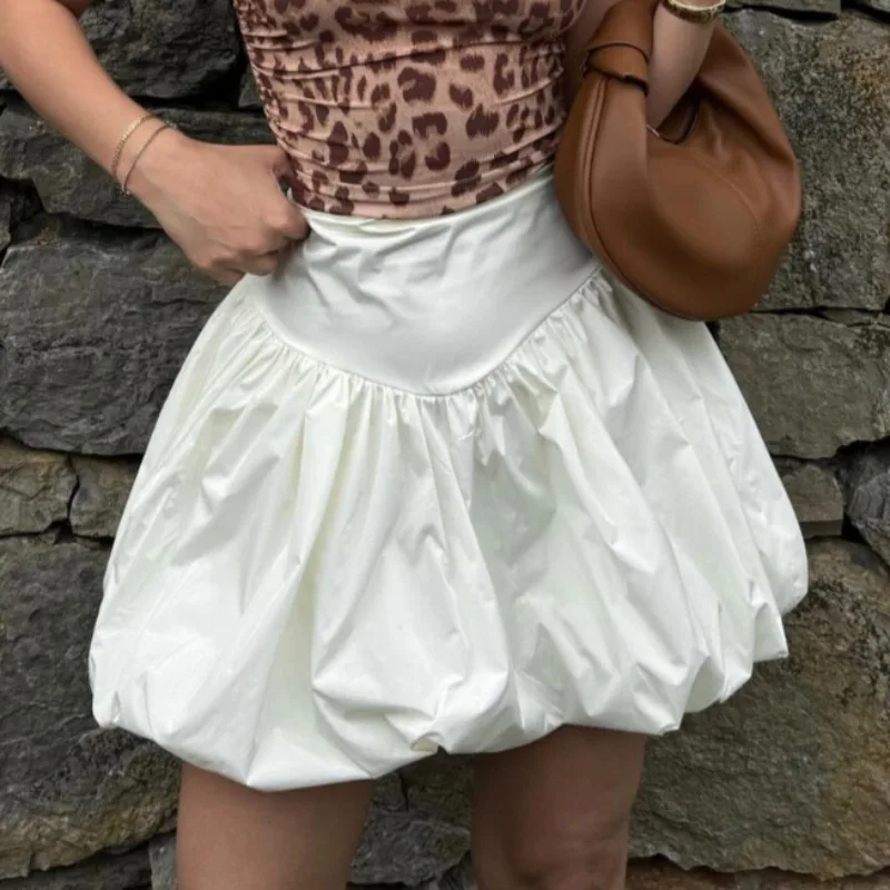 Tuularose White High Waist Skirt Women Fashion Solid Casual Pleated Short Skirt Summer New Streetwear Y2k Hot Girls Short Skirt
Tuularose White High Waist Skirt Women Fashion Solid Casual Pleated Short Skirt Summer New Streetwear Y2k Hot Girls Short Skirt