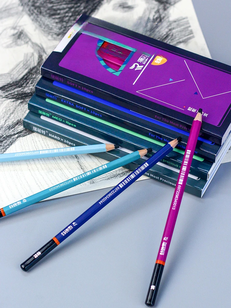 10pcs/ Box Special Soft Pen Art Sketch Charcoal Pencils 4mm Carbon Core Art Students Sketching Line Outline Drawing Pencils
10pcs/ Box Special Soft Pen Art Sketch Charcoal Pencils 4mm Carbon Core Art Students Sketching Line Outline Drawing Pencils