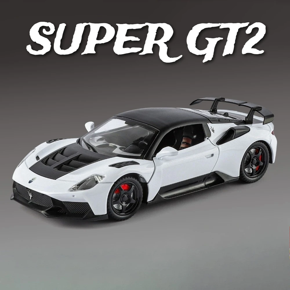 1:24 GT2 MC20 Super Car Model Toy Shock Absorption Wheel Steering Sports Cars Models Sound Light Pull Back Toys Birthday Gifts
1:24 GT2 MC20 Super Car Model Toy Shock Absorption Wheel Steering Sports Cars Models Sound Light Pull Back Toys Birthday Gifts