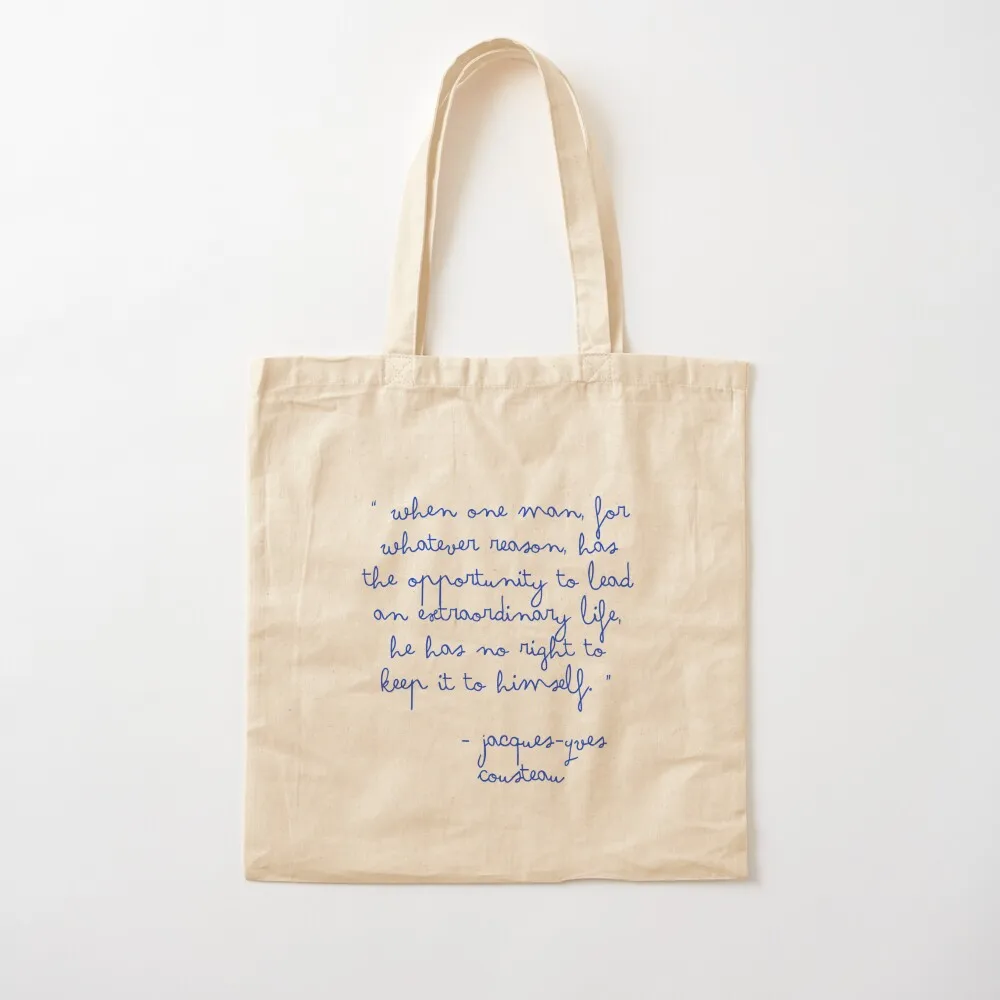 Rushmore - A Wes Anderson Film - Jacques-Yves Cousteau Quote Tote Bag great bag Women's bags
Rushmore - A Wes Anderson Film - Jacques-Yves Cousteau Quote Tote Bag great bag Women's bags