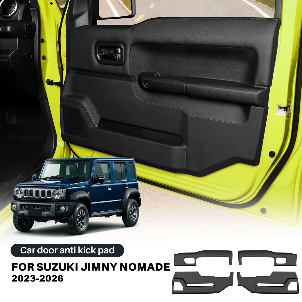 Защитная накладка на переднюю дверь из АБС-пластика для Suzuki Jimny Nomade 2023-2026, антицарапийная защитная панель, декоративная отделка, аксессуары для интерьера, черный цвет
Защитная накладка на переднюю дверь из АБС-пластика для Suzuki Jimny Nomade 2023-2026, антицарапийная защитная панель, декоративная отделка, аксессуары для интерьера, черный цвет