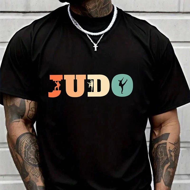 Ретро-футболка с креативным принтом в стиле дзюдо, летняя повседневная футболка с короткими рукавами, уличная одежда для мужчин и женщин, свободная футболка
Ретро-футболка с креативным принтом в стиле дзюдо, летняя повседневная футболка с короткими рукавами, уличная одежда для мужчин и женщин, свободная футболка