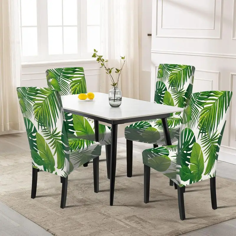 Parsons Chair Cover Tropical Green Leaf Pattern Restaurant Chair Cover Removable and Washable for Families Hotels Banquets
Parsons Chair Cover Tropical Green Leaf Pattern Restaurant Chair Cover Removable and Washable for Families Hotels Banquets