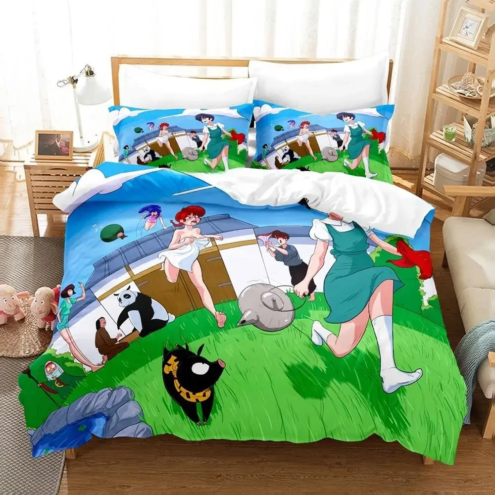 Ranma 1/2 Bedding Set Single Twin Full Queen King Size Bed Set Adult Kid Bedroom Duvet cover Sets 3D Print Anime Bed Sheet Set
Ranma 1/2 Bedding Set Single Twin Full Queen King Size Bed Set Adult Kid Bedroom Duvet cover Sets 3D Print Anime Bed Sheet Set