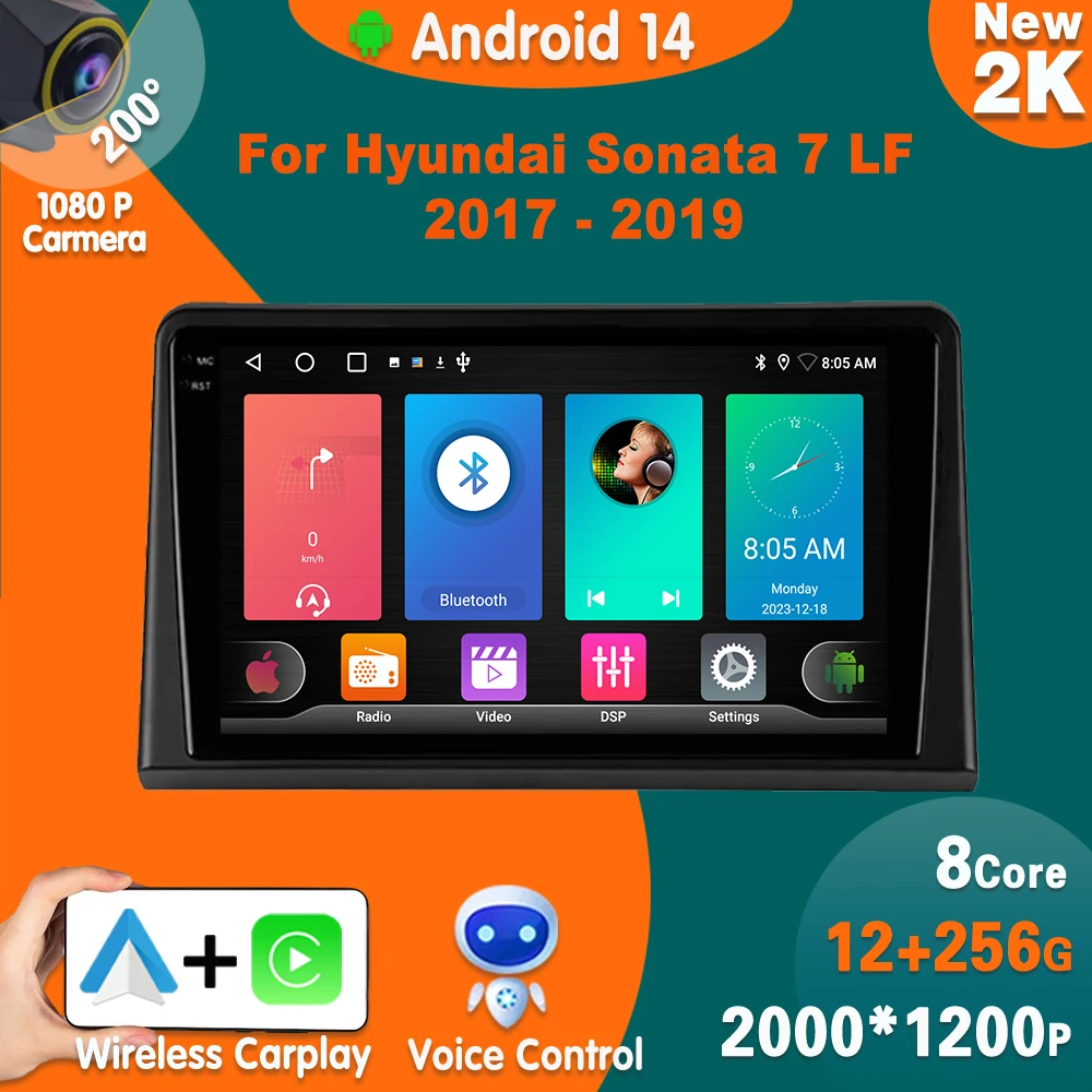 Android14 Car Radio For Hyundai Sonata 7 LF 2017 - 2019 Carplay Auto Stereo Multimedia Video Player GPS navigation Screen WIFI
Android14 Car Radio For Hyundai Sonata 7 LF 2017 - 2019 Carplay Auto Stereo Multimedia Video Player GPS navigation Screen WIFI