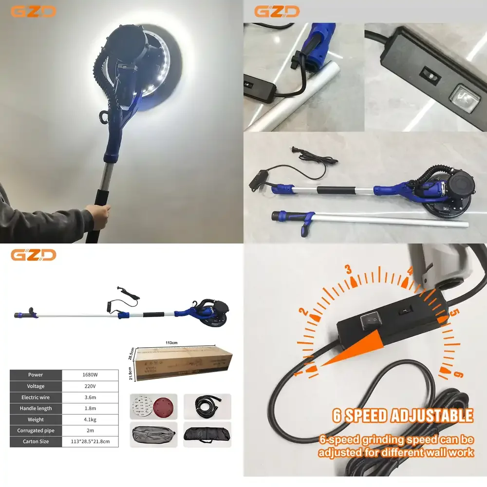 Giraffe Grinding Cement Drywall Sander Concrete Wall Polisher with Vacuum for Wall
Giraffe Grinding Cement Drywall Sander Concrete Wall Polisher with Vacuum for Wall