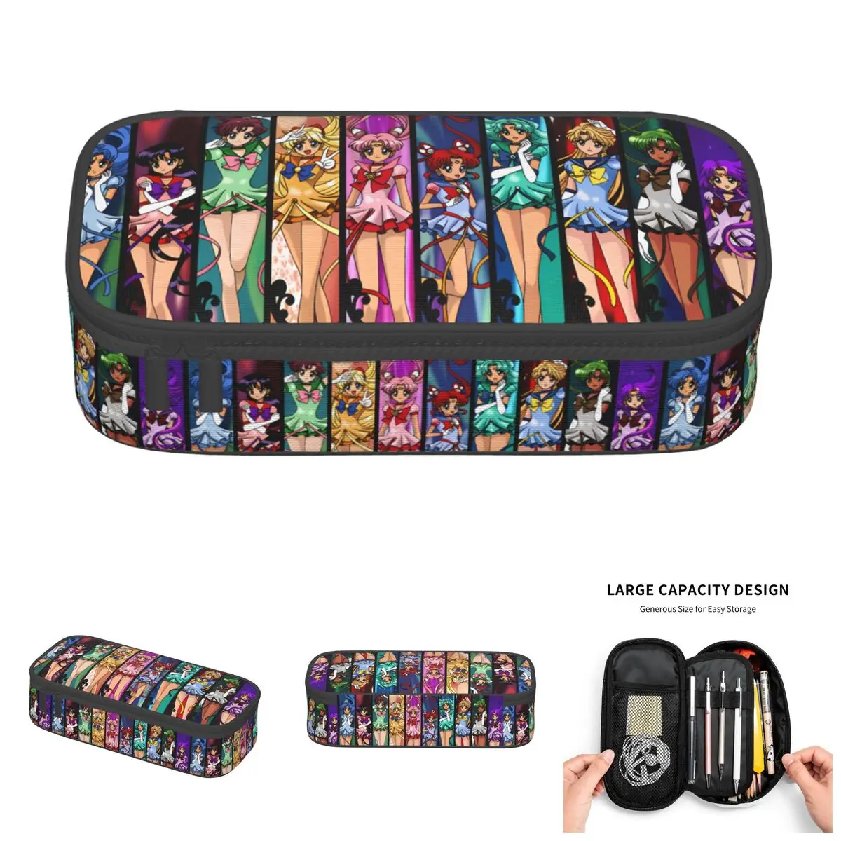 Cute Sailor Moon Mercury Mars Pencil Cases for Girls Boys Large Capacity Jupiter Venus Pencil Box School Supplies
Cute Sailor Moon Mercury Mars Pencil Cases for Girls Boys Large Capacity Jupiter Venus Pencil Box School Supplies