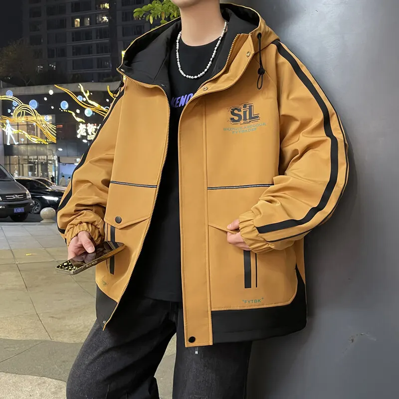 Casual Hooded Jackets Fashion 2025 Spring Autumn Men's Outdoor Loose Coats Youth Streetwear Windproof Top Clothing Plus Size 4XL
Casual Hooded Jackets Fashion 2025 Spring Autumn Men's Outdoor Loose Coats Youth Streetwear Windproof Top Clothing Plus Size 4XL