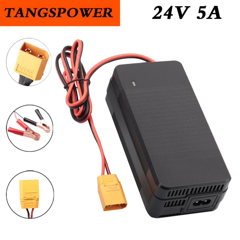 24V 5A Lead Acid Battery Charger 28.8V Lead-acid Battery Pack Charger Fast Charging
24V 5A Lead Acid Battery Charger 28.8V Lead-acid Battery Pack Charger Fast Charging