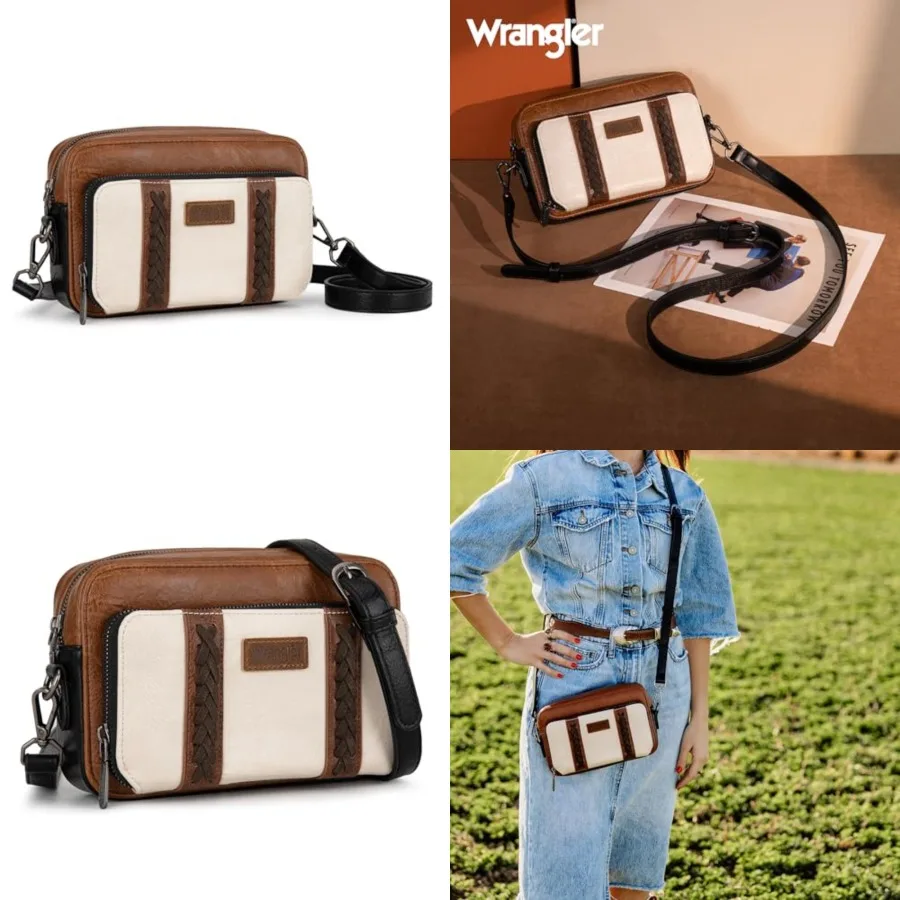Wrangler Crossbody Bag for Women Shoulder Purse Small Multi Pocket Crossover Bag with Adjustable Strap
Wrangler Crossbody Bag for Women Shoulder Purse Small Multi Pocket Crossover Bag with Adjustable Strap