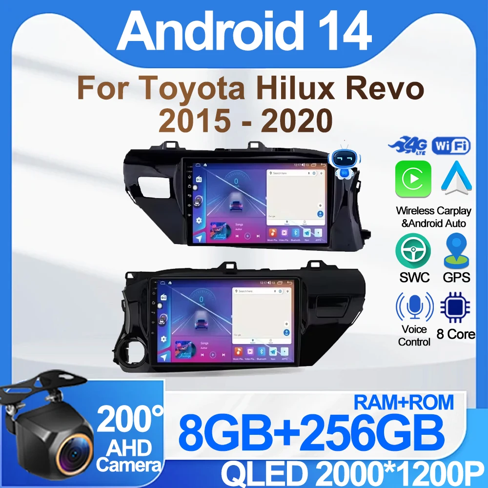 Android 13 For Toyota Hilux Revo 2015 - 2020 Car Radio Player Android Auto Carplay Touch Screen 8 Core DSP
Android 13 For Toyota Hilux Revo 2015 - 2020 Car Radio Player Android Auto Carplay Touch Screen 8 Core DSP