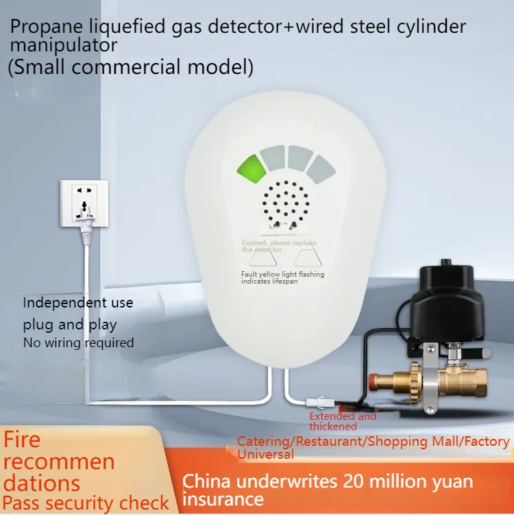 Gas alarm for household kitchen, restaurant, catering, commercial use, gas tank, liquefied gas, natural gas leakage Leakage det
Gas alarm for household kitchen, restaurant, catering, commercial use, gas tank, liquefied gas, natural gas leakage Leakage det