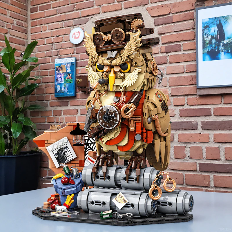 Detective Owl Building Blocks, High-Difficulty Assembly Model, Creative Building Blocks for Private Detective Owl, Christmas Gift, Creative Ornament
Detective Owl Building Blocks, High-Difficulty Assembly Model, Creative Building Blocks for Private Detective Owl, Christmas Gift, Creative Ornament