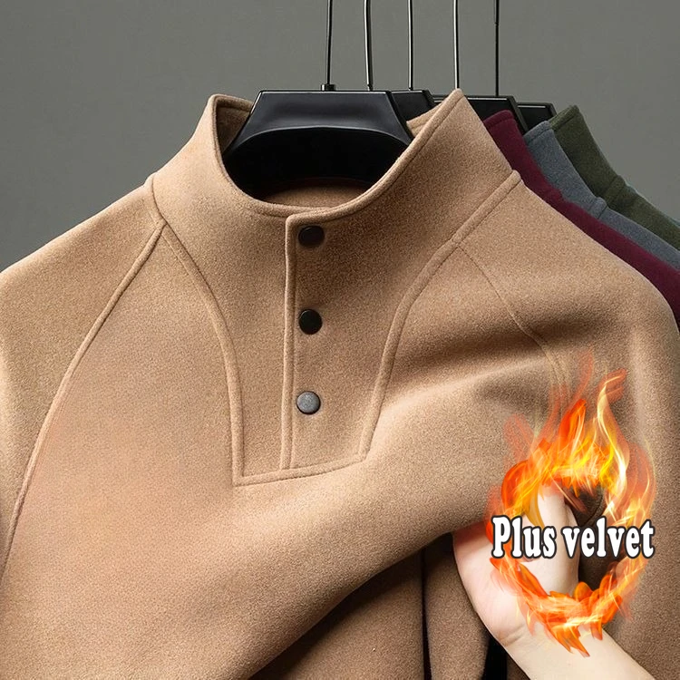 Двусторонняя немецкая бархатная футболка с воротником-стойкой и длинными рукавами, термотоп, универсальный пуловер, полуводолазка, свитер на пуговицах
Двусторонняя немецкая бархатная футболка с воротником-стойкой и длинными рукавами, термотоп, универсальный пуловер, полуводолазка, свитер на пуговицах