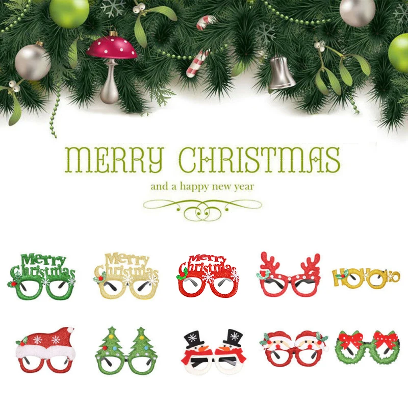 Christmas Glasses Frame 2023 New Year Family Decoration Glasses Children Gift Santa Claus Xmas Decor Tree Navidad Party Glasses
Christmas Glasses Frame 2023 New Year Family Decoration Glasses Children Gift Santa Claus Xmas Decor Tree Navidad Party Glasses