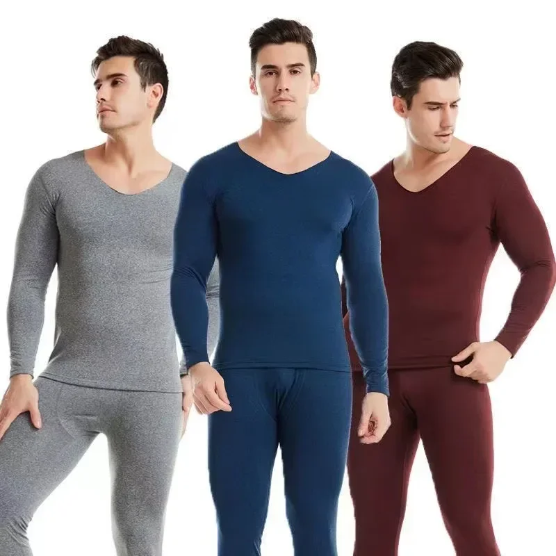 Autumn Winter Mens V-neck Thermal Underwear Set Long Johns Men Shirt Pants 2 Piece Set Male Long Underwear Thermal Clothing
Autumn Winter Mens V-neck Thermal Underwear Set Long Johns Men Shirt Pants 2 Piece Set Male Long Underwear Thermal Clothing
