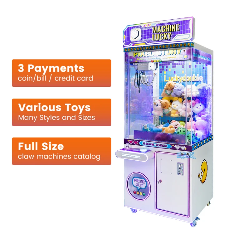 Amusement Machine Coin Operated Games Arcade Game Machine Toy Crane Machines Mini Claw Machine
Amusement Machine Coin Operated Games Arcade Game Machine Toy Crane Machines Mini Claw Machine