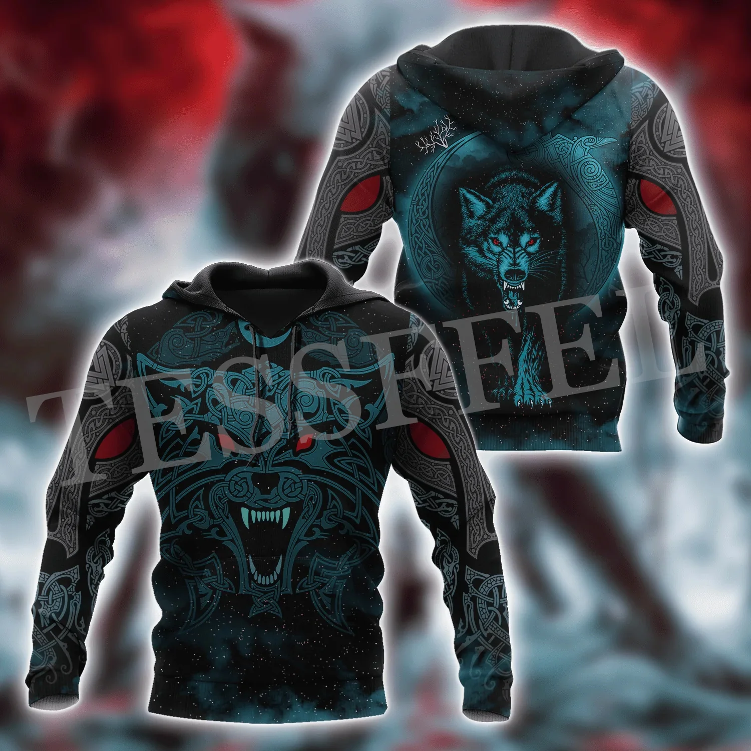 NewFashion Wolf Fenrir Odin Nordic Warrior Mythology Tattoo Retro Streetwear Tracksuit Pullover Harajuku Jacket Casual Hoodies 0
NewFashion Wolf Fenrir Odin Nordic Warrior Mythology Tattoo Retro Streetwear Tracksuit Pullover Harajuku Jacket Casual Hoodies 0