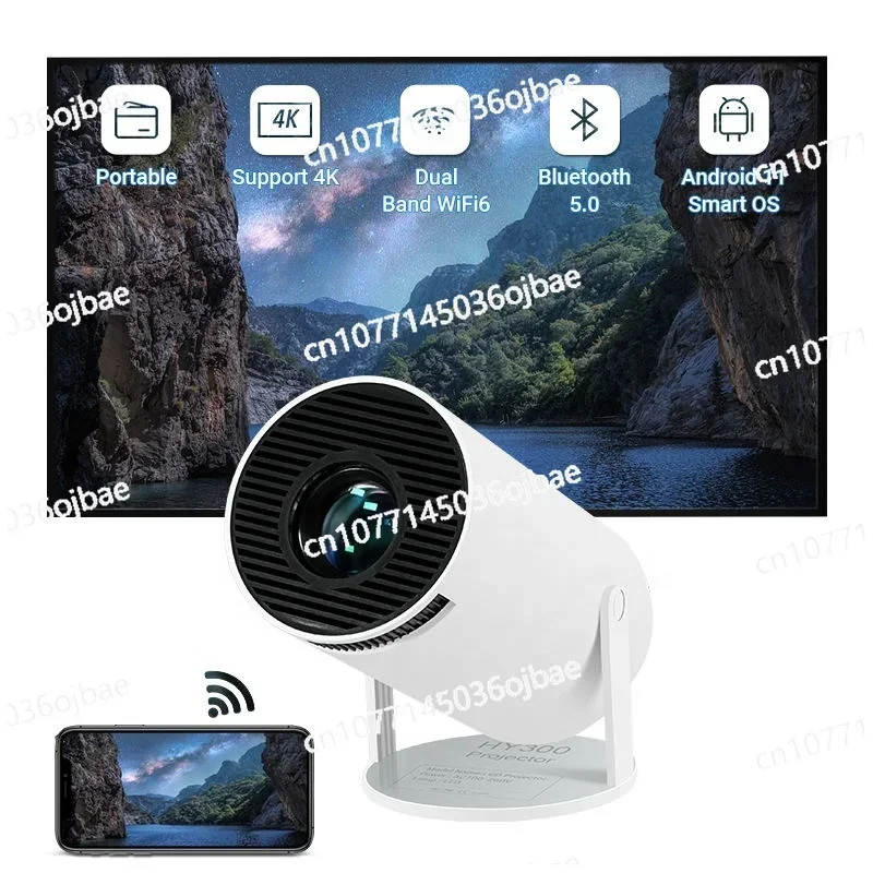 HY300 Full HD Projector Office Home 1080P Mini Projector Upgrade Projector Android 11.0 4K Business Education
HY300 Full HD Projector Office Home 1080P Mini Projector Upgrade Projector Android 11.0 4K Business Education