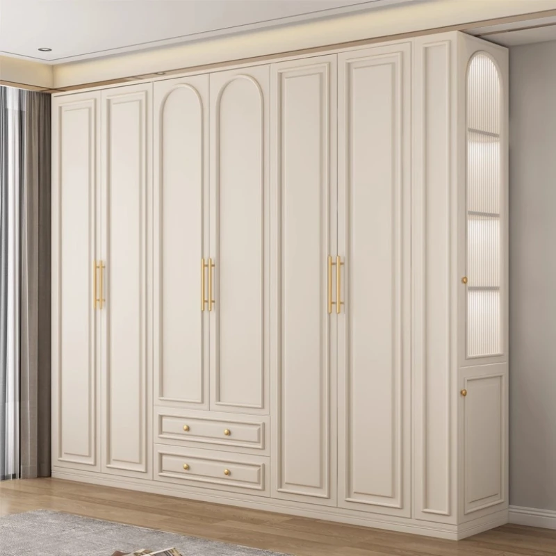 solid wood large wardrobe modern simple home bedroom wardrobe American light luxury guarda roupa casal storage furniture
solid wood large wardrobe modern simple home bedroom wardrobe American light luxury guarda roupa casal storage furniture