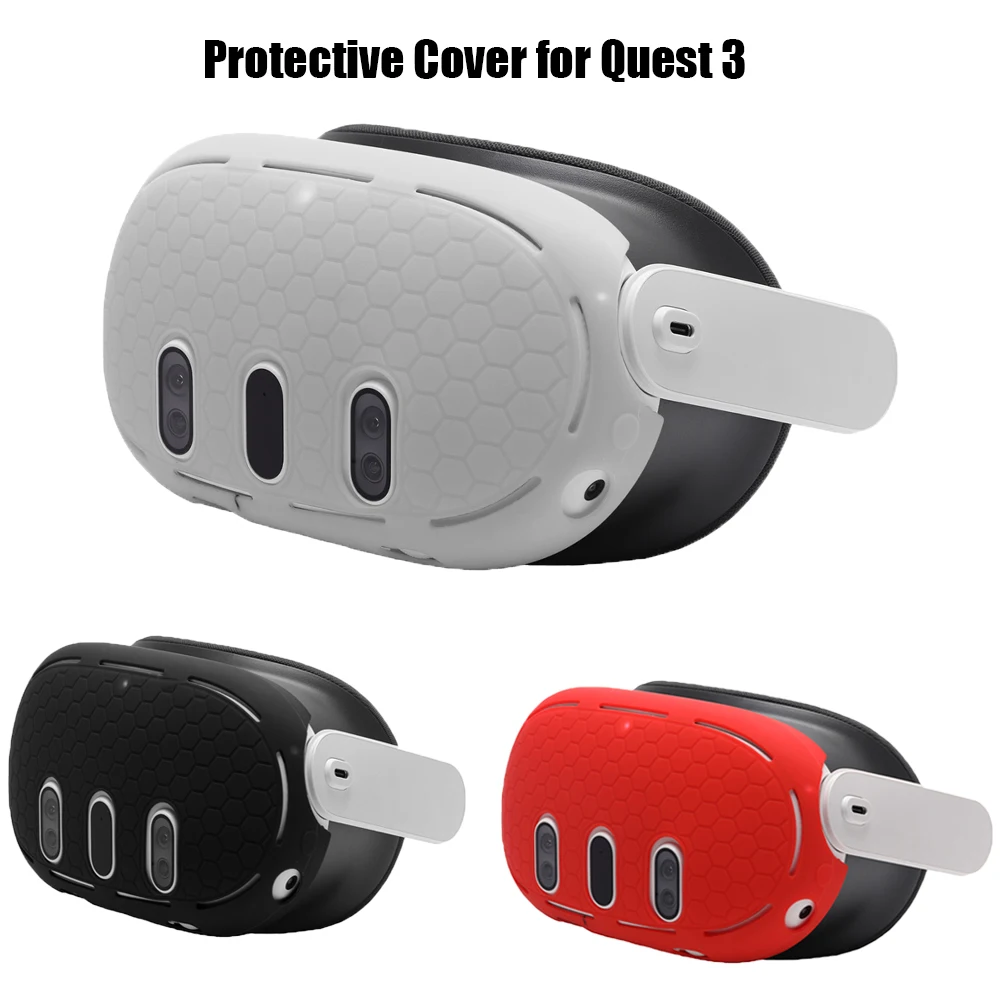 Silicone Protective Case for Quest 3 VR Skin Case Anti-Scratch Sleeve Headset Muti-color Dustproof Face Non-slip Case VR Part
Silicone Protective Case for Quest 3 VR Skin Case Anti-Scratch Sleeve Headset Muti-color Dustproof Face Non-slip Case VR Part