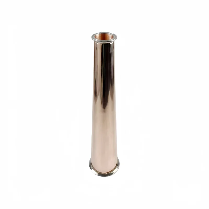 Медный конус 4 дюйма, наружный диаметр 119 мм x 2 дюйма, наружный диаметр 64 мм, три зажима для луковой головки, длина 20 дюймов (500 мм), толщина 2 мм
Медный конус 4 дюйма, наружный диаметр 119 мм x 2 дюйма, наружный диаметр 64 мм, три зажима для луковой головки, длина 20 дюймов (500 мм), толщина 2 мм