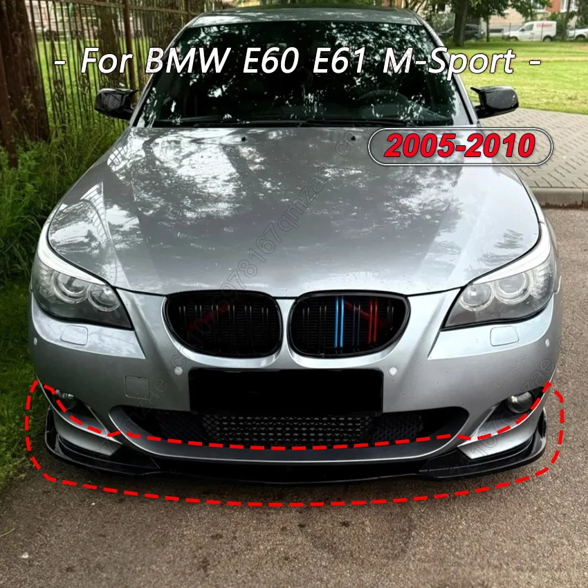 Car Front Bumper Splitter Lip For BMW E60 E61 523i 525i 528i 530i 535i 540i 550i M-Sport 2005-2010 Diffuser Spoiler Guard Tuning
Car Front Bumper Splitter Lip For BMW E60 E61 523i 525i 528i 530i 535i 540i 550i M-Sport 2005-2010 Diffuser Spoiler Guard Tuning
