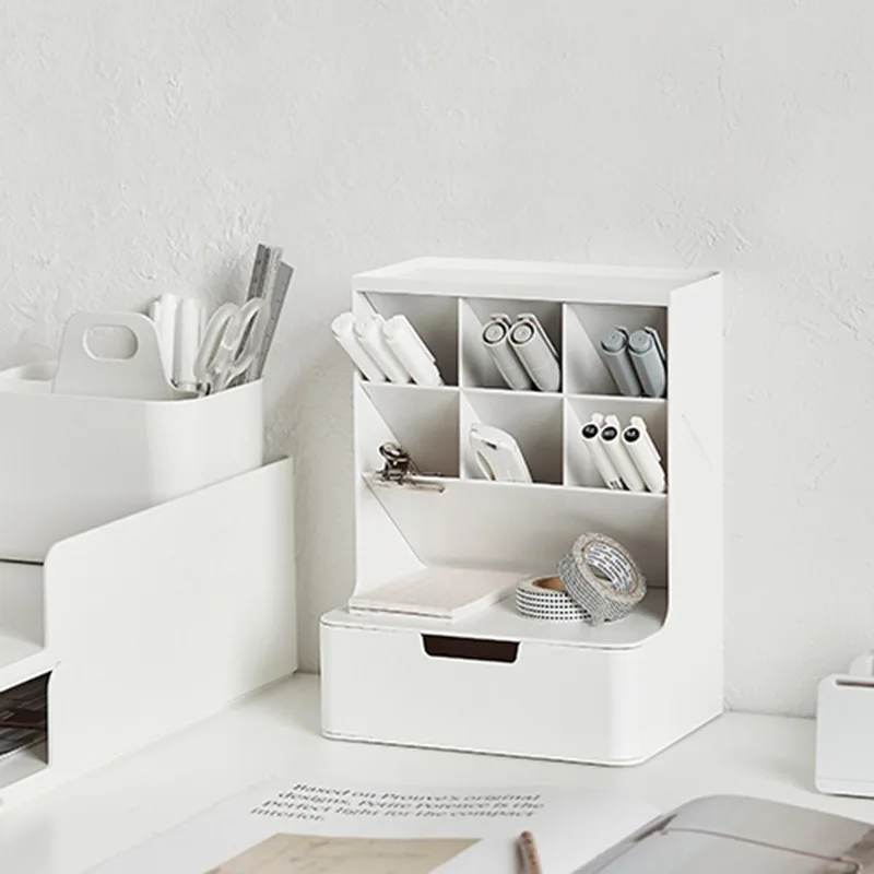 Large Capaci Der Sle Storage Box Office Stationery Supplies Organizer Cosmetic Arrangement Pen Holder by Zhenghui
Large Capaci Der Sle Storage Box Office Stationery Supplies Organizer Cosmetic Arrangement Pen Holder by Zhenghui