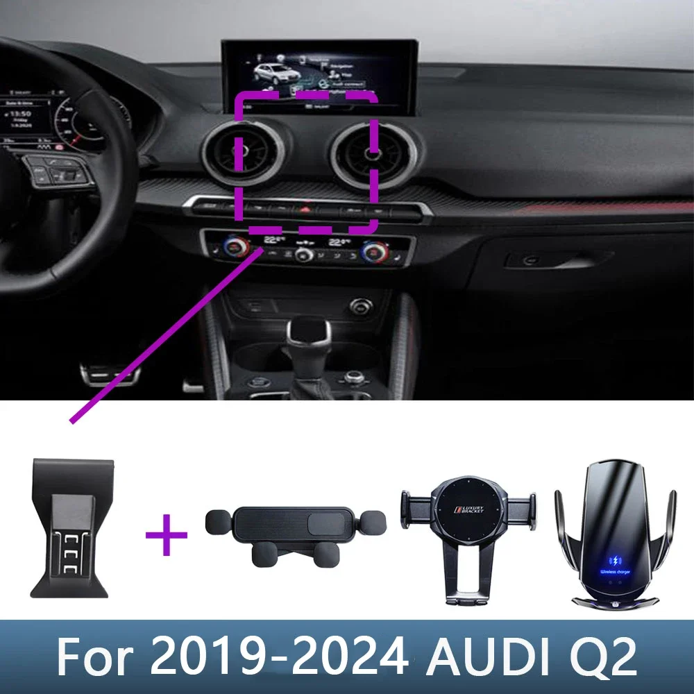 For AUDI Q2 2019 2020 2021 2022 2023 2024 Car Phone Holder Special Fixed Bracket Base Wireless Charging Interior Accessories
For AUDI Q2 2019 2020 2021 2022 2023 2024 Car Phone Holder Special Fixed Bracket Base Wireless Charging Interior Accessories