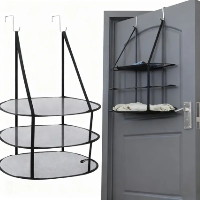 Polyester Clothesline Convenient Foldable Drying Net Three-layer Laundry Net Diagonal Hanging Clothes Drying Nets Behind Doors
Polyester Clothesline Convenient Foldable Drying Net Three-layer Laundry Net Diagonal Hanging Clothes Drying Nets Behind Doors