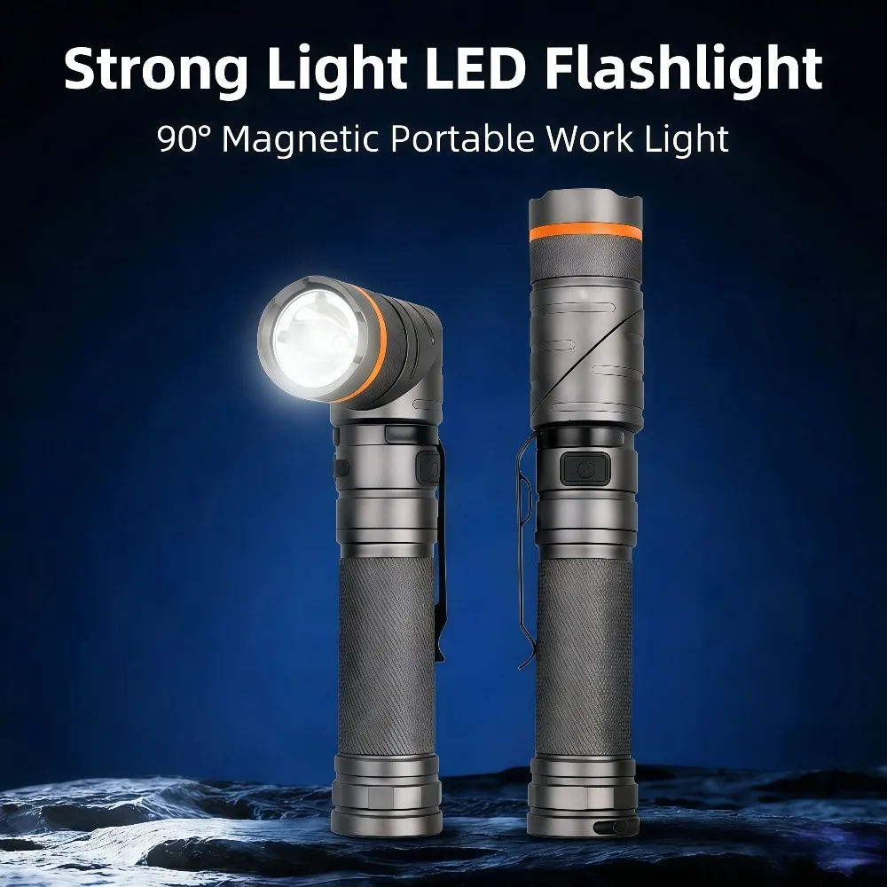 Мощный светодиодный фонарь 90 ° Магнитный портативный рабочий фонарь с красно-зеленым сигнальным светом, USB-зарядка, для кемпинга и активного отдыха
Мощный светодиодный фонарь 90 ° Магнитный портативный рабочий фонарь с красно-зеленым сигнальным светом, USB-зарядка, для кемпинга и активного отдыха