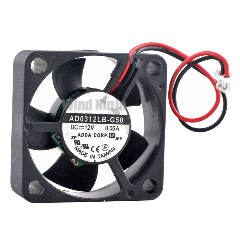 AD0312LB-G50 3cm 30mm fan 30x30x10mm DC12V 0.06A 2pin Ball bearing cooling fan for micro device power supply
AD0312LB-G50 3cm 30mm fan 30x30x10mm DC12V 0.06A 2pin Ball bearing cooling fan for micro device power supply