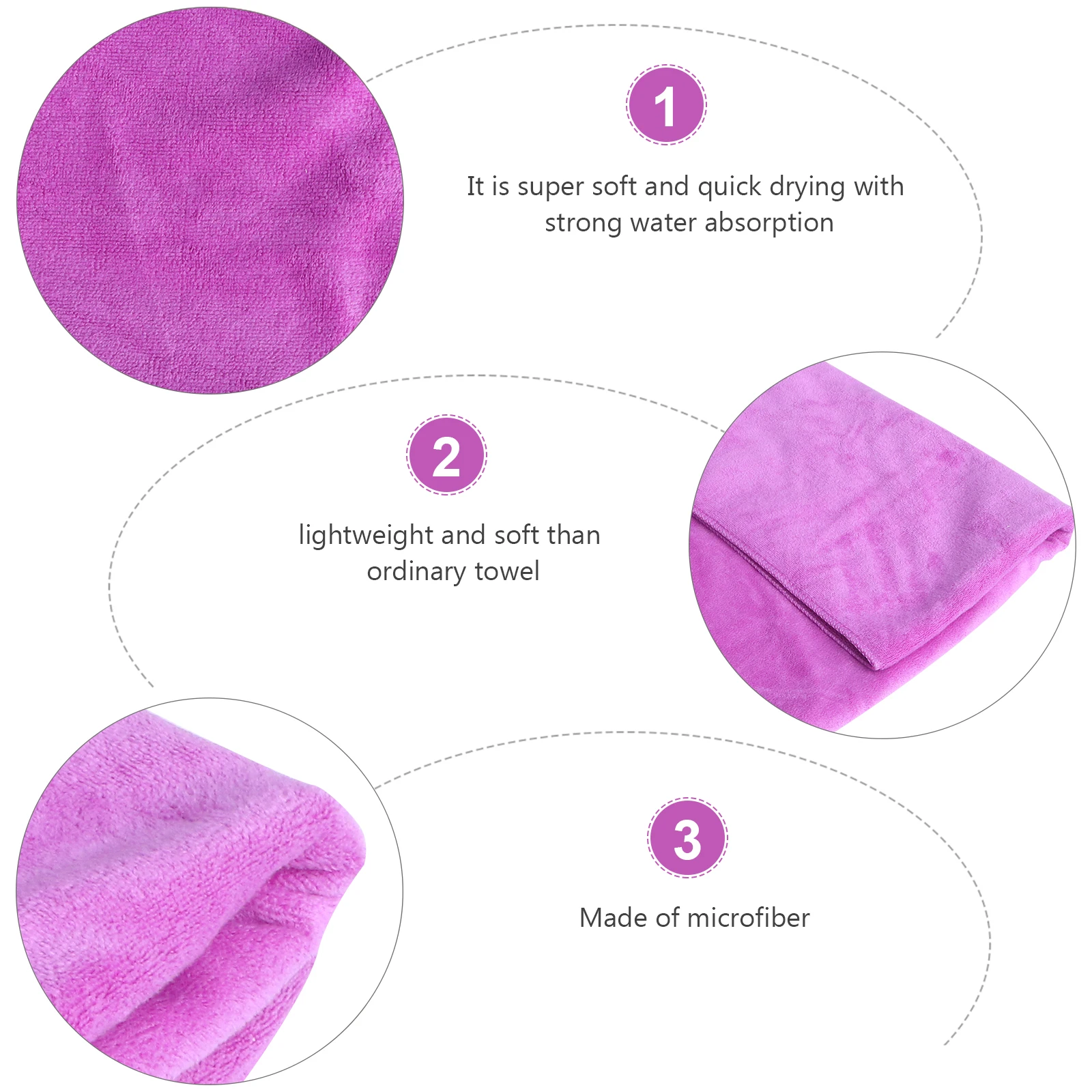 Microfiber Towel Lightweight Quick Dry Large Size Beach Spa Women Bath Wrap Texture Super Soft Water Absorption
Microfiber Towel Lightweight Quick Dry Large Size Beach Spa Women Bath Wrap Texture Super Soft Water Absorption