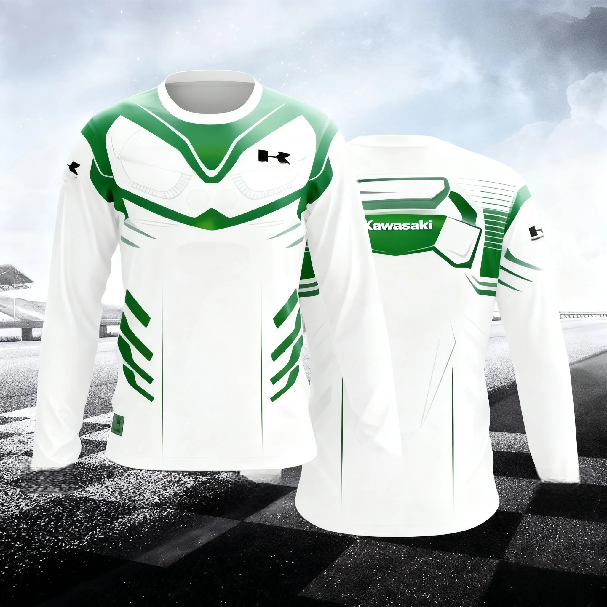 Бронированные длинные рукава Kawasaki в механическом стиле с 3D-печатью, все о играх с хардкорной романтической механической атмосферой.
Бронированные длинные рукава Kawasaki в механическом стиле с 3D-печатью, все о играх с хардкорной романтической механической атмосферой.