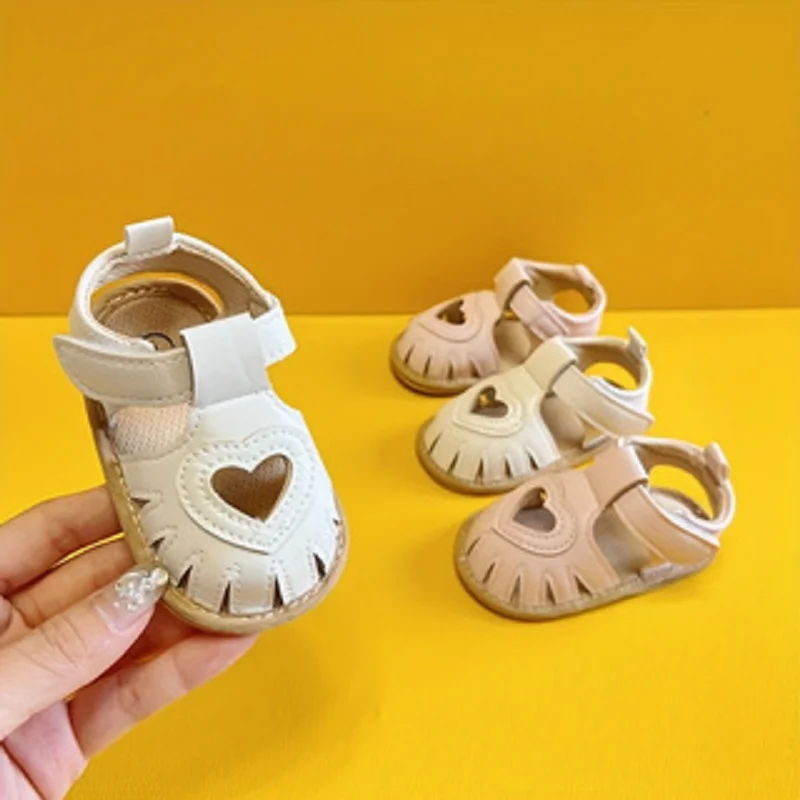 Infant Pre-Walker Shoes Baby Shoes 0-18M Girls Love Hollow Princess Sandals Soft Rubber Sole Summer Daily Shoes
Infant Pre-Walker Shoes Baby Shoes 0-18M Girls Love Hollow Princess Sandals Soft Rubber Sole Summer Daily Shoes