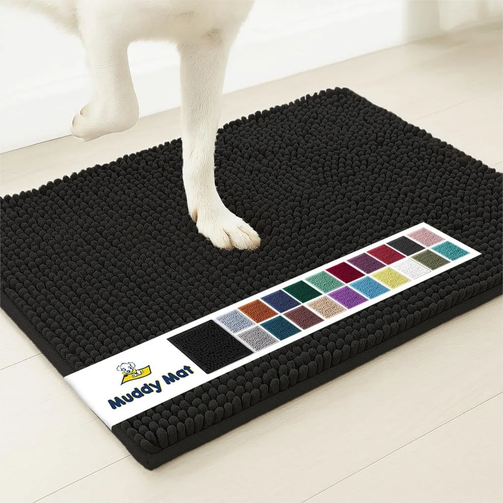 Super Absorbent Chenille Door Mat, Quick Dry Microfiber Entryway Rug, Non-Slip Front Door Mat, Machine Washable Pet Rug 30x19
Super Absorbent Chenille Door Mat, Quick Dry Microfiber Entryway Rug, Non-Slip Front Door Mat, Machine Washable Pet Rug 30x19