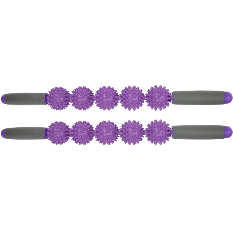 2Pcs Massage Stick Muscle Relaxation Massager Five Balls Spiky Fascia Rods Yoga Roller
2Pcs Massage Stick Muscle Relaxation Massager Five Balls Spiky Fascia Rods Yoga Roller