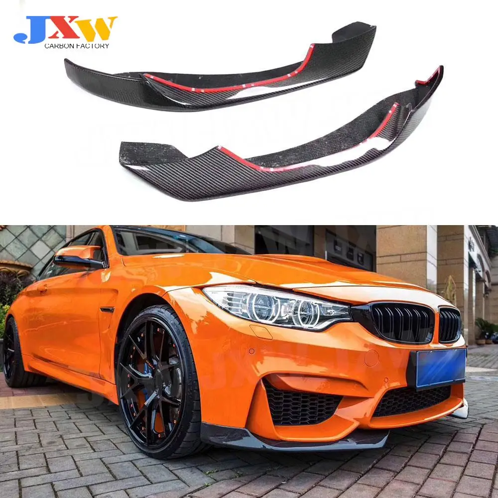 Carbon Fiber Front Bumper Lip Splitters Canards Flaps Aprons for BMW 3 Series F80 M3 4 Series F82 F83 M4 Spoiler 2014-2017
Carbon Fiber Front Bumper Lip Splitters Canards Flaps Aprons for BMW 3 Series F80 M3 4 Series F82 F83 M4 Spoiler 2014-2017