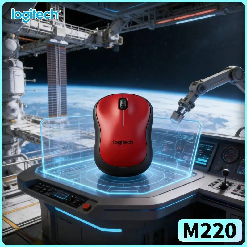 Logitech M220 Quiet Wireless Mouse 1000 DPI 2.4GHz Link 10m Distance 18-Month Battery Laptop PC Accessory